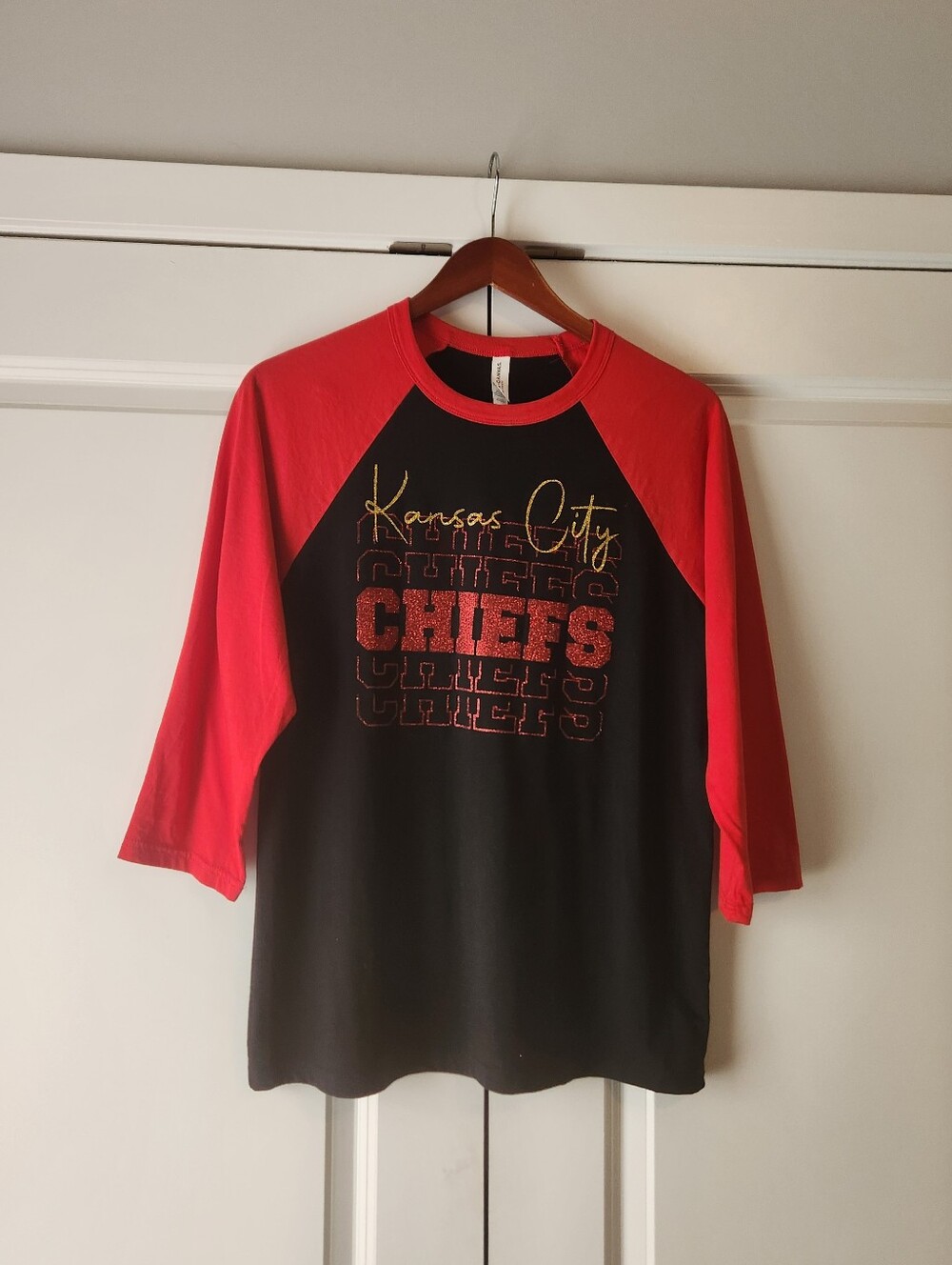 KC Chiefs Baseball Tee